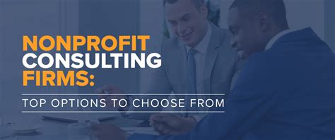 Choosing a Nonprofit Consultant .